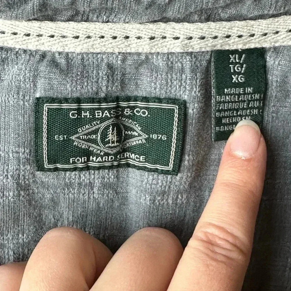G.H. Bass and co xl shirt​​​ - Picture 3 of 3